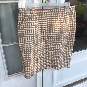 Forever 21 Houndstooth Pencil Skirt